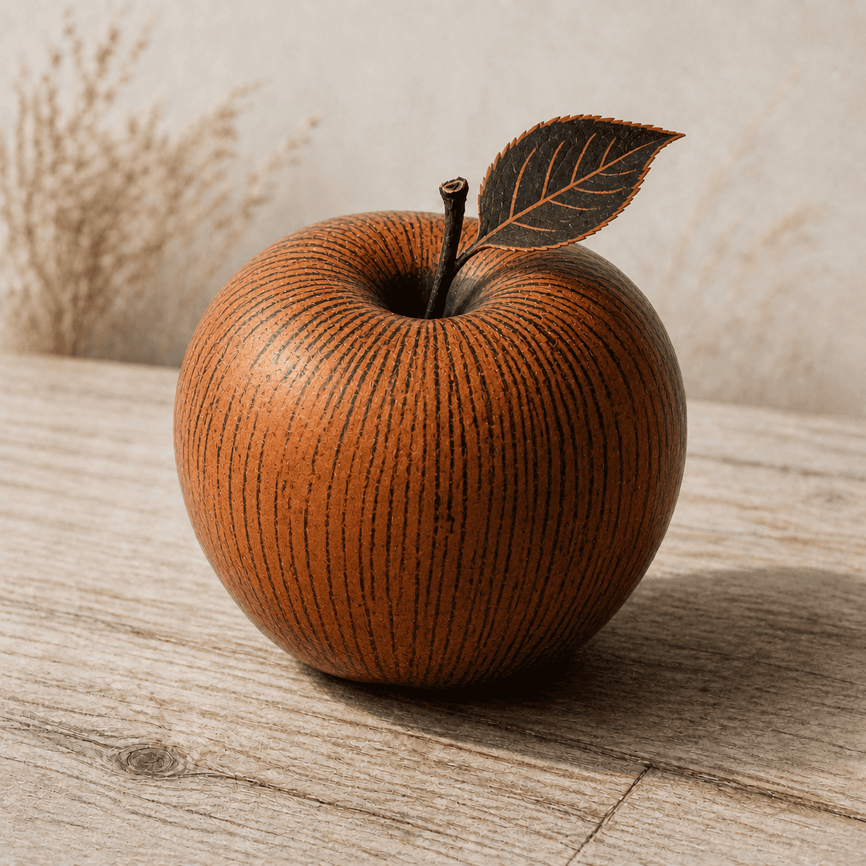 Ancient Greek style apple artwork